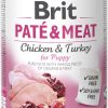 BRIT PATÉ & MEAT CHICKEN & TURKEY FOR PUPPY 800 g